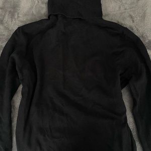 unisex black turtleneck sweater